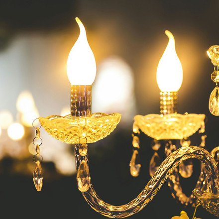 LED Крушка E14 4W 4000K Филамент Кендъл Спирала Пламък SKU 214431 V-TAC