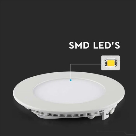 LED Premium Панел 18W 6400K Кръг SKU 214862 V-TAC