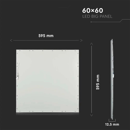 LED Панел 29W 600 x 600 mm 6400K Вкл. Драйвер A++ SKU 2162426 V-TAC