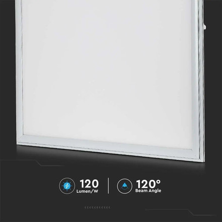 LED Панел 29W 600 x 600 mm 6400K Вкл. Драйвер A++ SKU 2162426 V-TAC