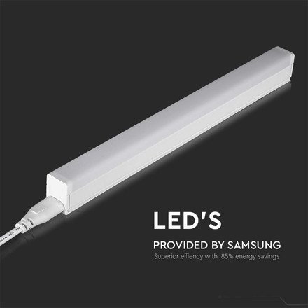 4W LED Batten Fitting Square SAMSUNG CHIP T5 30cm 3000K