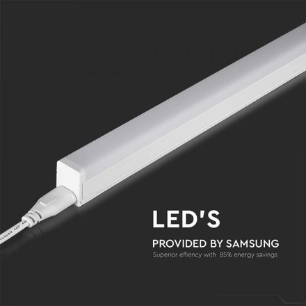 16W LED Batten Fitting Square SAMSUNG CHIP T5 120cm 4000K