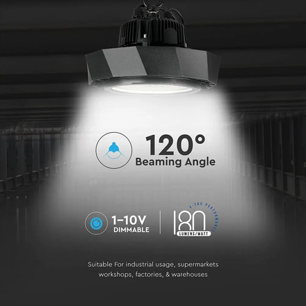 SKU 567 LED Камбана SAMSUNG ЧИП - 100W 120° 180LM/WATT 6400K с марка V-TAC