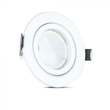 LED Spotlight - 5W GU10 With Fitting White Body 3000K 3pcs/Pack