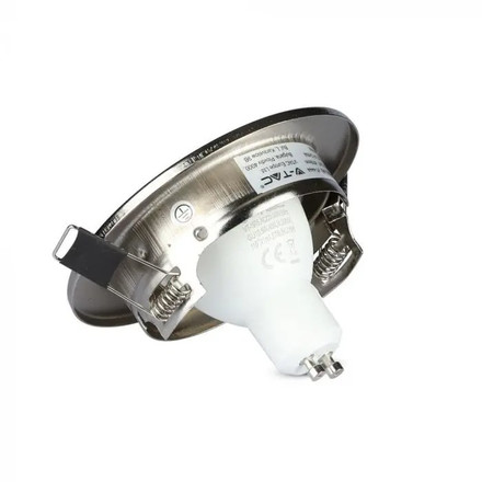 SKU 8884 LED Крушка - 5W GU10 С Фасунга Сатен Никел 3000К 3бр/сет с марка V-TAC