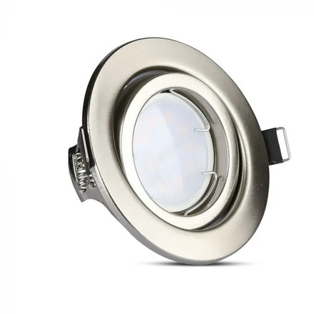 SKU 8884 LED Крушка - 5W GU10 С Фасунга Сатен Никел 3000К 3бр/сет с марка V-TAC