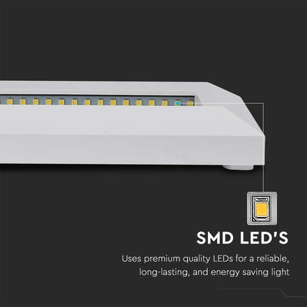 LED Осветление За Стъпала 3W 4000K Кръг Бяло Тяло SKU 211326 V-TAC