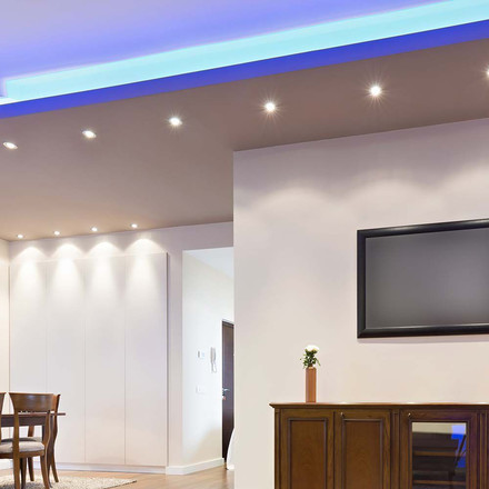 LED Spotlight SAMSUNG CHIP - GU10 6W  Ripple Plastic 38° Dimmable 3000K