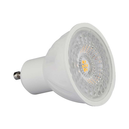 LED Крушка GU10 6W 6400K 110 градуса Димираща SAMSUNG ЧИП SKU 21200 V-TAC