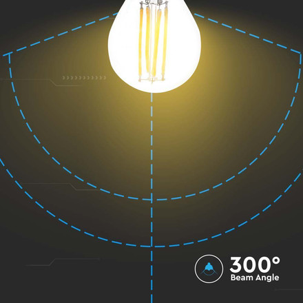 LED Bulb - 4W Filament E27 G45 3000K