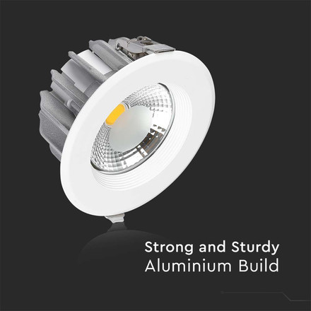 LED Луна 30W 3000К Кръгла A++ 120 лумена на ват SKU 211276 V-TAC