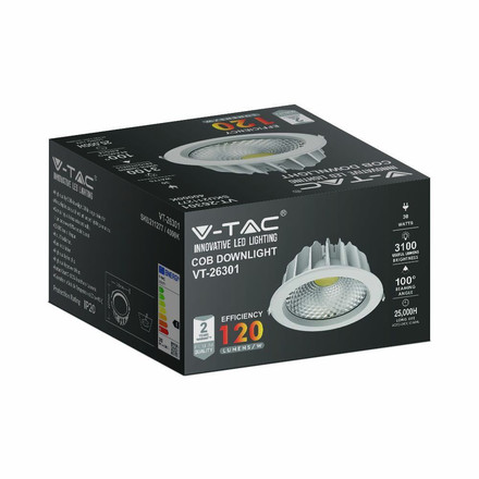 LED Луна 30W 6000К СОВ Кръгла A++ SKU 211278 V-TAC