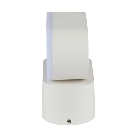6W LED Wall Light White Body IP65 Movable 3000K