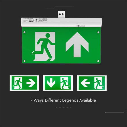 4в1 Евакуационна Тебела Тест Бутон Дистанционно 6400К SKU 7675 V-TAC