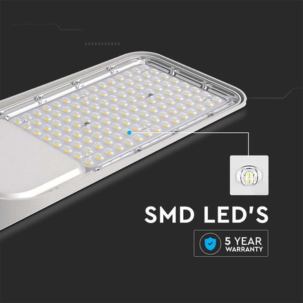 LED Улична Лампа със Сензор 30W 4000K 120 лумена на ват SAMSUNG ЧИП SKU 20430 V-TAC
