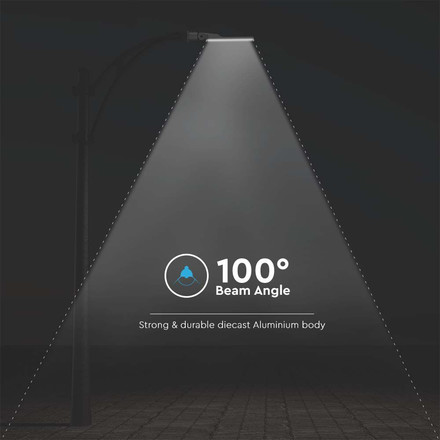 LED Улична Лампа със Сензор 30W 6400K 120 лумена на ват SAMSUNG ЧИП SKU 20431 V-TAC
