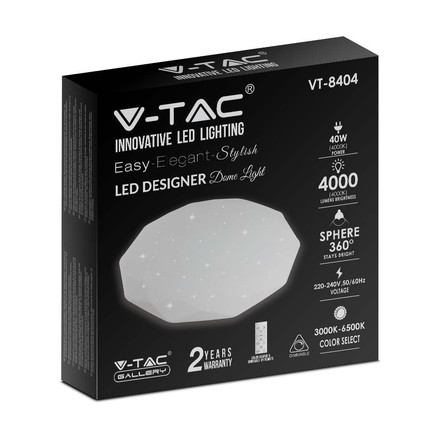 20W-40W-20W  LED Domelight With Remote Control CCT Changeable Φ350  Diamond Cover
