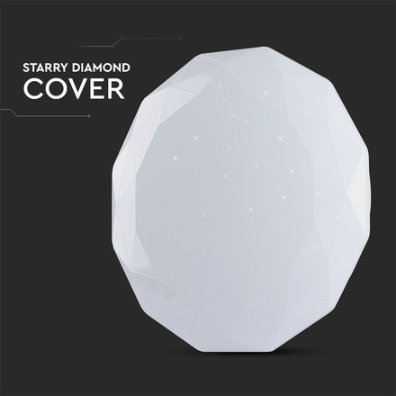 20W-40W-20W  LED Domelight With Remote Control CCT Changeable Φ350  Diamond Cover