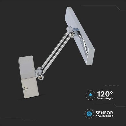 LED Лампа За Картина 8W 4000К Хром Подвижда455мм SKU 213900 V-TAC