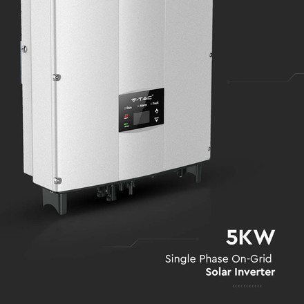 5KW On Grid Solar Inverter With LCD Display & DC Switch Single Phase 5YRS Warranty IP66