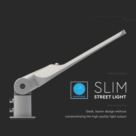 LED Улична Лампа със Сензор 50W 4000K 120 лумена на ват SAMSUNG ЧИП SKU 20432 V-TAC