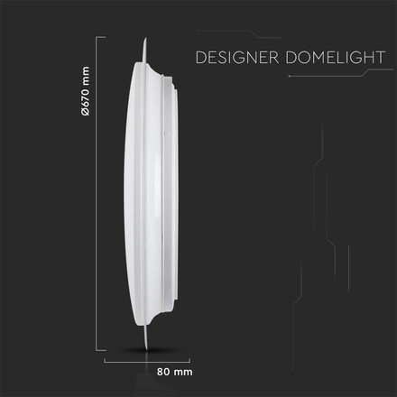 LED Плафон С Дистанционно 36W-72W-36W 3 в 1 Сменяем Спектър Кръг SKU 2114951 V-TAC