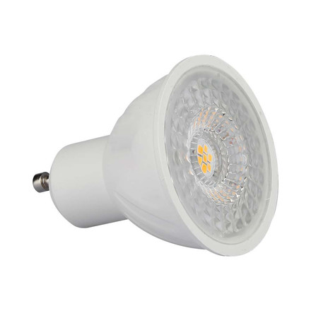 LED Крушка GU10 6W 3000K 110 градуса Димираща SAMSUNG ЧИП SKU 21198 V-TAC