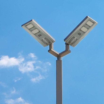 200W LED Solar Street Light 6400K