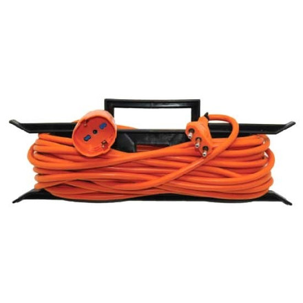 SKU 8834 15M-EXTENSION CORD-1 WAY-16A-ORANGE & BLACK с марка V-TAC
