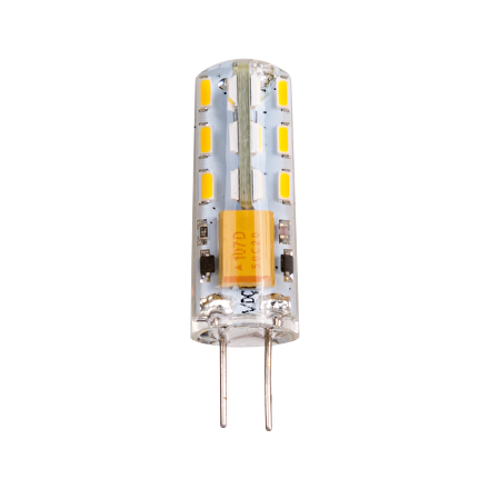 LED lamp 1W, G4, 3000K, 12V DC, SMD3014 – 1 pc/blister