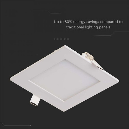 3W LED Premium Panel Downlight - Square 3000K