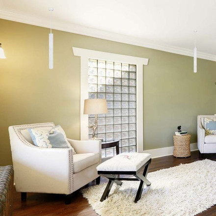 1xGU10 Корпус Пендел Бял D:60x500MM SKU 6780 V-TAC