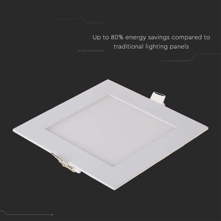 12W LED Premium Панел - Квадрат 6400K SKU 214868 V-TAC