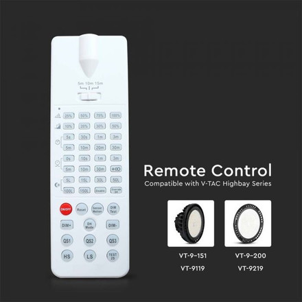 Remote Control For High Bay 200LM/W