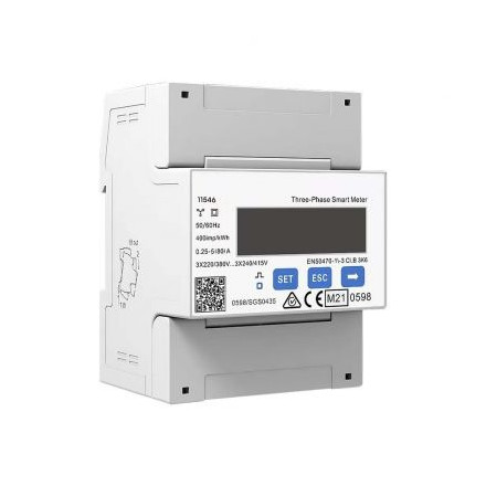 Smart Meter 3*230/400V 5( 80 )A RS485 4P MID