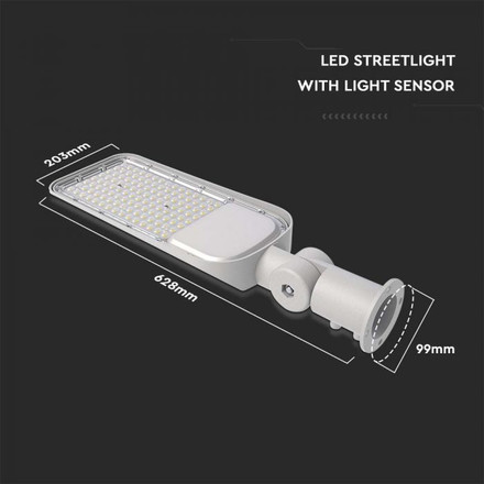 LED Улична Лампа SAMSUNG ЧИП Сензор - 150W 4000K 120 лумена на ват SKU 20436 V-TAC