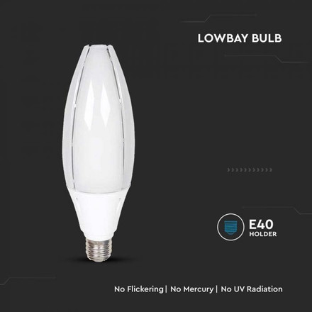 LED Bulb - SAMSUNG CHIP 60W E40 Olive Lamp 4000K