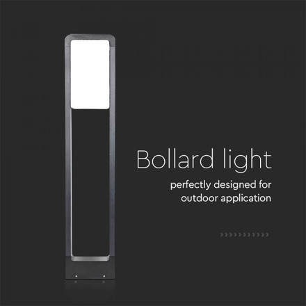 10W Градинска Наземна Черна SAMSUNG ЧИП IP65 4000K SKU 2120114 V-TAC