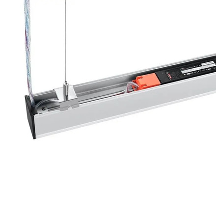 LED Linear Light SAMSUNG CHIP - 40W Hanging Suspension White Body 4000K 1200x50x65mm