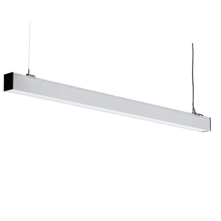 LED Linear Light SAMSUNG CHIP - 40W Hanging Suspension White Body 4000K 1200x50x65mm