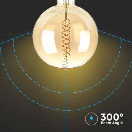 LED Bulb - 8W Filament E27 G200 Dimmable 1800K