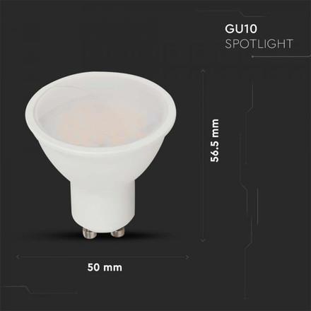 LED Крушка GU10 4.8W RGB + WW + CW WIFI Смарт SKU 3000 V-TAC