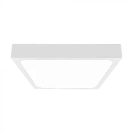 Плафон за таван 24W 6400К IP44 Квадрат Бяла Рамка SKU 7629 V-TAC