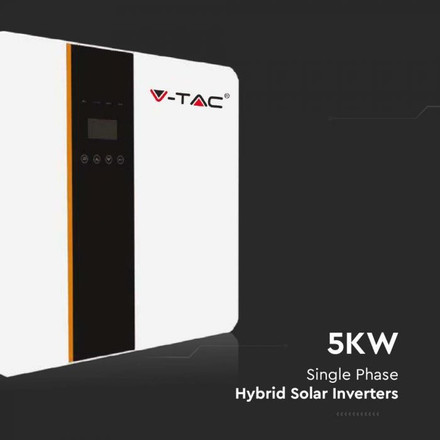 5KW On/Off Grid Hybrid Solar Inverter Single Phase IP20 CT And Accessories Included