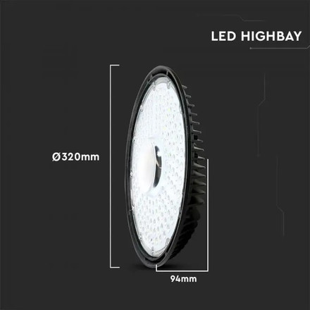 LED Highbay SAMSUNG CHIP - 200W ALU-Sosen 115LM/WATT 4000K