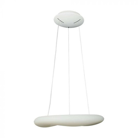 38W Пендел/Плафон Кръг 3 Цветен D:600xH:2000 Димиращ Бял SKU 213959 V-TAC