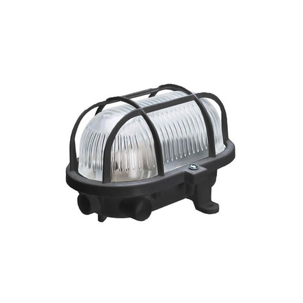 LED влагозащитенa фасадна лампа MARINA-PG 1хЕ27 IP54 170x125x115mm Черно 3402010 VITO