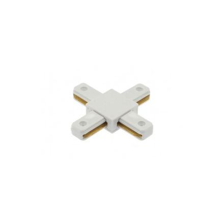 CROSS CONNECTOR FOR TRACK LINE MONOPHASE APT1 WHITE
