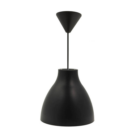 PENDANT LIGHTING FIXTURE VITEZ XM E27 Φ280x260x650mm BLACK