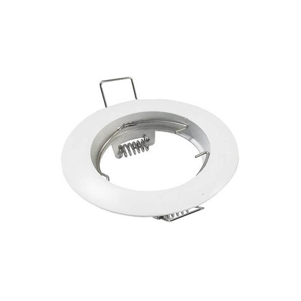 SPOT LIGHT FIXTURE RECESSSED MOUNTED METALLICA R ROUND GU10 Φ80mm WHITE